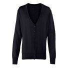 PR697 V nyakú kötött női kardigán