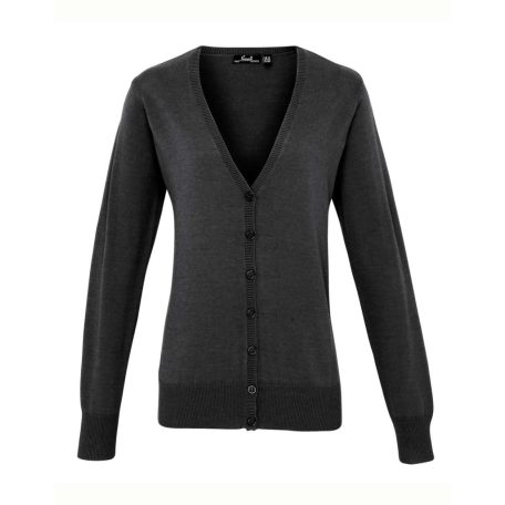 PR697 V nyakú kötött női kardigán