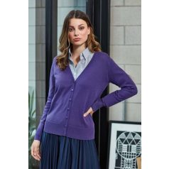 PR697 V nyakú kötött női kardigán