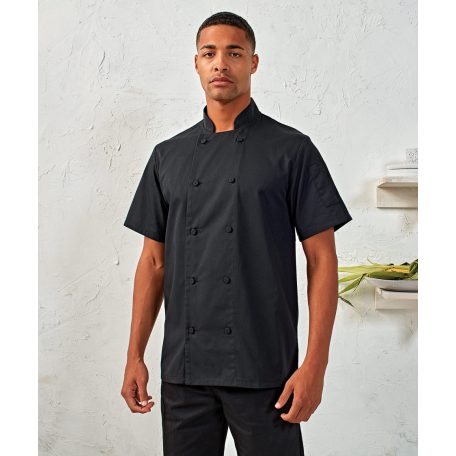 Premier PR902 CHEF'S COOLCHECKER® SHORT SLEEVE JACKET 2XL