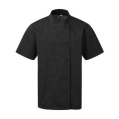   Premier PR902 CHEF'S COOLCHECKER® SHORT SLEEVE JACKET 4XL