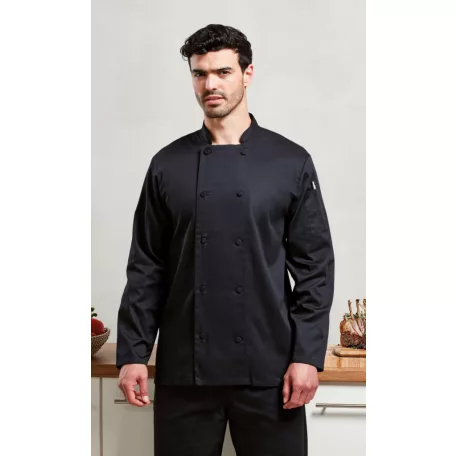 Premier PR903 CHEF'S LONG SLEEVE COOLCHECKER® JACKET WITH MESH BACK PANEL 3XL