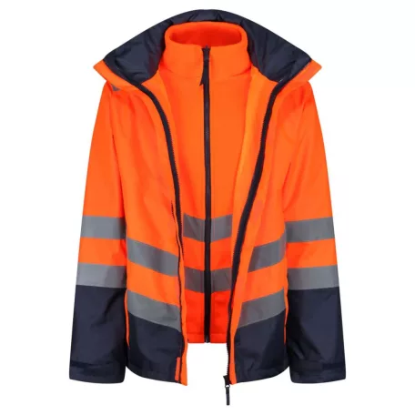 Regatta RETRA158 HI-VIS PRO TWO TONE 3-IN-1 JACKET L