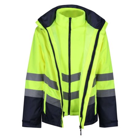 Regatta RETRA158 HI-VIS PRO TWO TONE 3-IN-1 JACKET 2XL