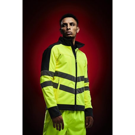 Regatta RETRA625 HI-VIS PRO 3 LAYER SOFTSHELL S