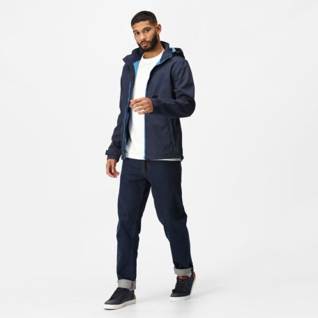 Regatta RETRA701 VENTURER 3 LAYER HOODED PRINTABLE SOFTSHELL JACKET S