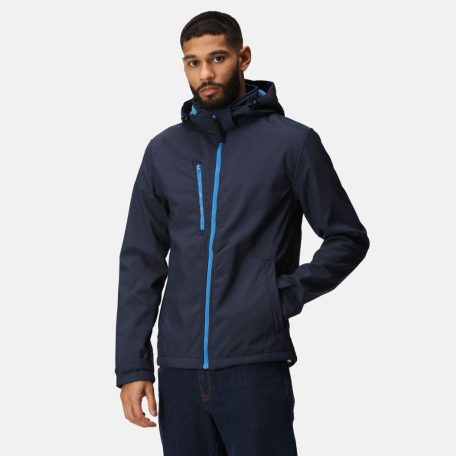 Regatta RETRA701 VENTURER 3 LAYER HOODED PRINTABLE SOFTSHELL JACKET XL