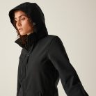 Regatta RETRA702 WOMEN'S VENTURER 3 LAYER HOODED PRINTABLE SOFTSHELL JACKET 12