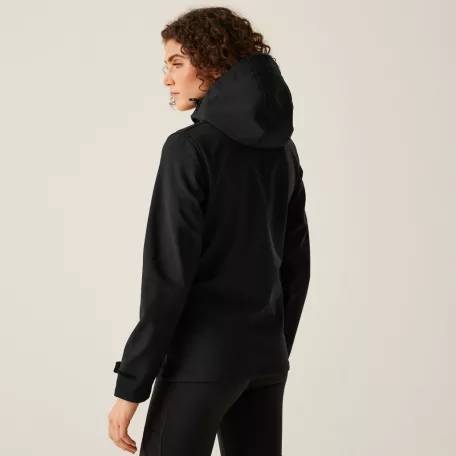 Regatta RETRA702 WOMEN'S VENTURER 3 LAYER HOODED PRINTABLE SOFTSHELL JACKET 16