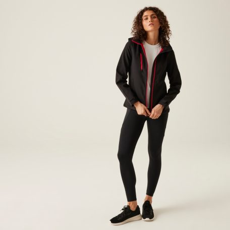 Regatta RETRA702 WOMEN'S VENTURER 3 LAYER HOODED PRINTABLE SOFTSHELL JACKET 12