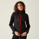 Regatta RETRA702 WOMEN'S VENTURER 3 LAYER HOODED PRINTABLE SOFTSHELL JACKET 14