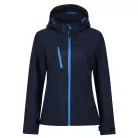 Regatta RETRA702 WOMEN'S VENTURER 3 LAYER HOODED PRINTABLE SOFTSHELL JACKET 14