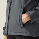 Regatta RETRA702 WOMEN'S VENTURER 3 LAYER HOODED PRINTABLE SOFTSHELL JACKET 16