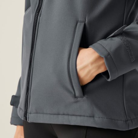 Regatta RETRA702 WOMEN'S VENTURER 3 LAYER HOODED PRINTABLE SOFTSHELL JACKET 16