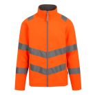 Regatta RETRA712 HI-VIS PRO CONTRACT ABLAZE 2 LAYER SOFTSHELL JACKET (CLASS 3) XL