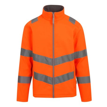 Regatta RETRA712 HI-VIS PRO CONTRACT ABLAZE 2 LAYER SOFTSHELL JACKET (CLASS 3) XL