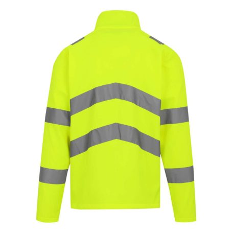 Regatta RETRA712 HI-VIS PRO CONTRACT ABLAZE 2 LAYER SOFTSHELL JACKET (CLASS 3) L
