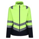 Regatta RETRA722 PRO HI-VIS SOFTSHELL JACKET S