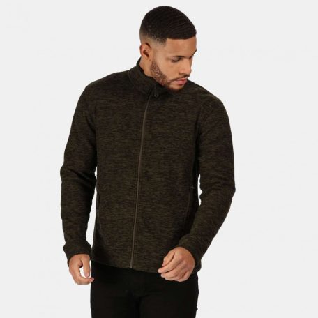 RETRF603 THORNLY MEN - FULL ZIP MARL FLEECE