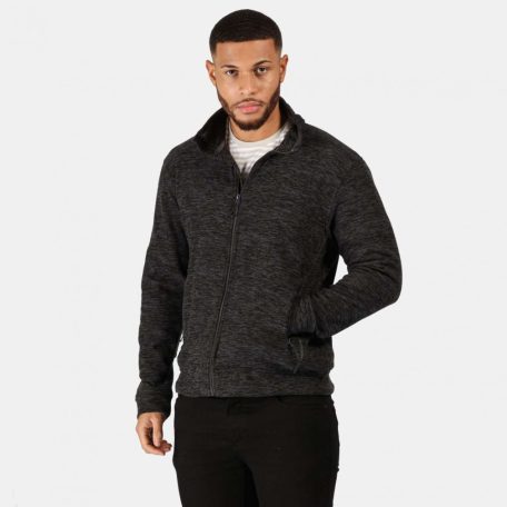 RETRF603 THORNLY MEN - FULL ZIP MARL FLEECE