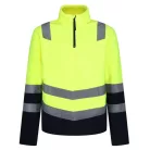 Regatta RETRF660 PRO HI-VIS HALF ZIP FLEECE TOP S