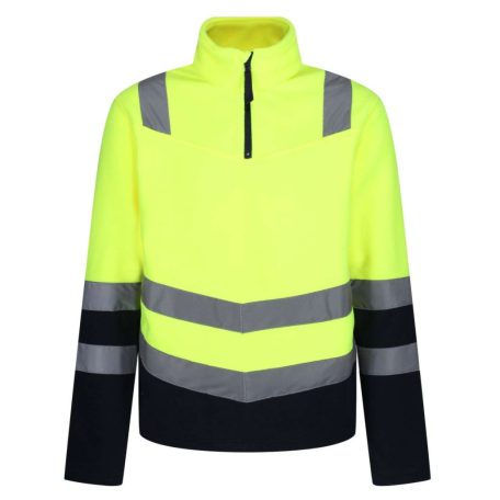 Regatta RETRF660 PRO HI-VIS HALF ZIP FLEECE TOP S