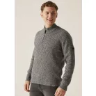 Regatta RETRF673 SOLOMON ZIP-NECK KNITTED PULLOVER L