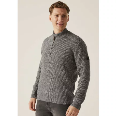 Regatta RETRF673 SOLOMON ZIP-NECK KNITTED PULLOVER S