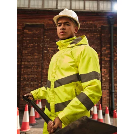 Regatta RETRW457 HI-VIS PRO CONTRACT DOVER JACKET L