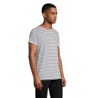 SOL'S Miles Men környakú csíkos póló