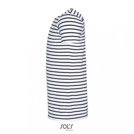 SOL'S Miles Men környakú csíkos póló