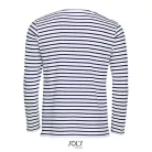 SOL'S Marine Men hosszú ujjú csíkos póló