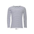 SOL'S Marine Men hosszú ujjú csíkos póló