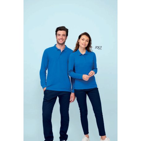 SOL'S Perfect Women női hosszú ujjú galléros póló