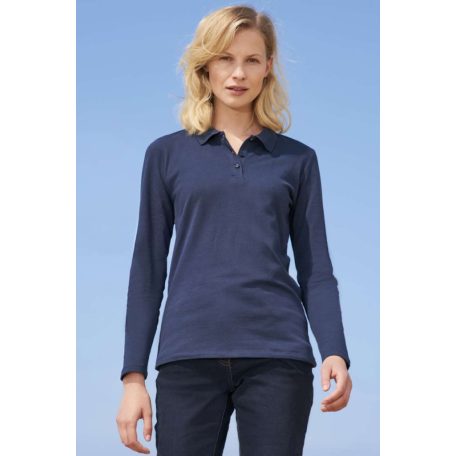 SOL'S SO02083 SOL'S PERFECT LSL WOMEN - LONG-SLEEVE PIQUÉ POLO SHIRT L