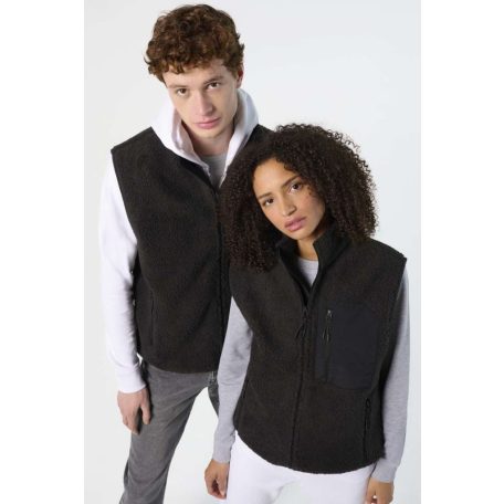 SOL'S SO04041 unisex polár mellény fényvisszaverő / láthatósági cipzárhúzóval