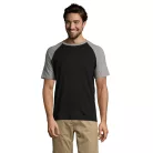 SOL'S Funky két színű férfi póló raglán ujjal