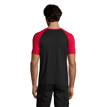 SOL'S Funky két színű férfi póló raglán ujjal