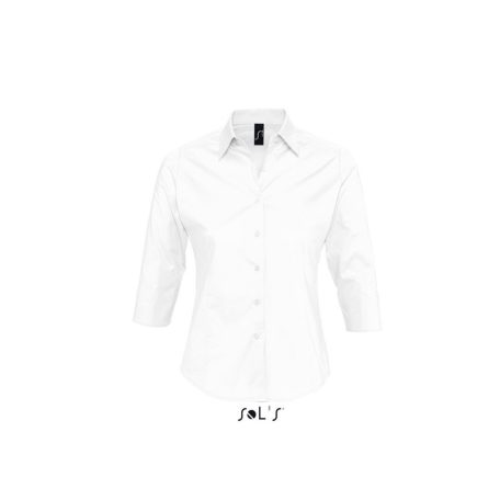 SO17010 SOL'S EFFECT - 3/4 SLEEVE STRETCH WOMEN'S SHIRT