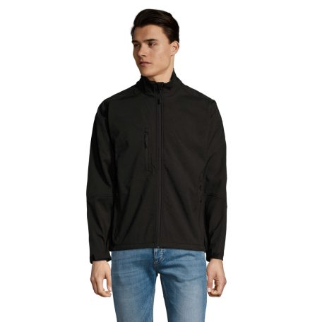 Sol's Relax férfi cipráras softshell kabát