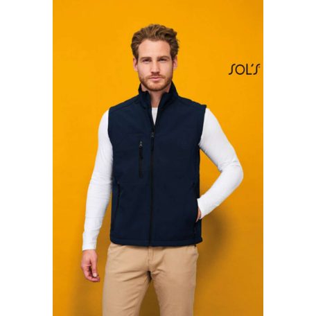 SO46601 SOL'S RALLYE MEN - SLEEVELESS SOFTSHELL JACKET