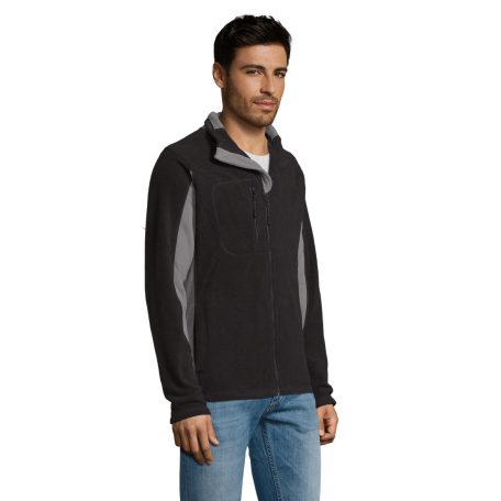 SO55500 SOL'S NORDIC - MEN’S TWO-COLOUR ZIPPED FLEECE JACKET