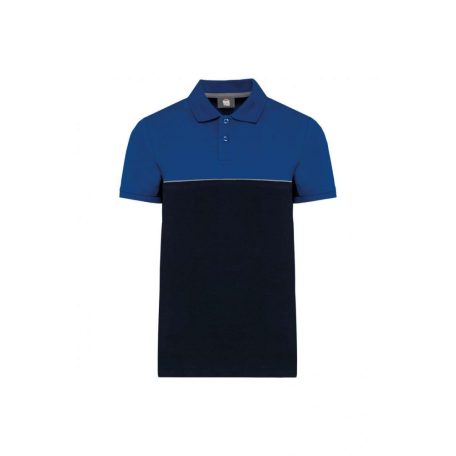 Designed To Work WK210 UNISEX ECO-FRIENDLY TWO-TONE SHORT SLEEVE POLO SHIRT 4XL