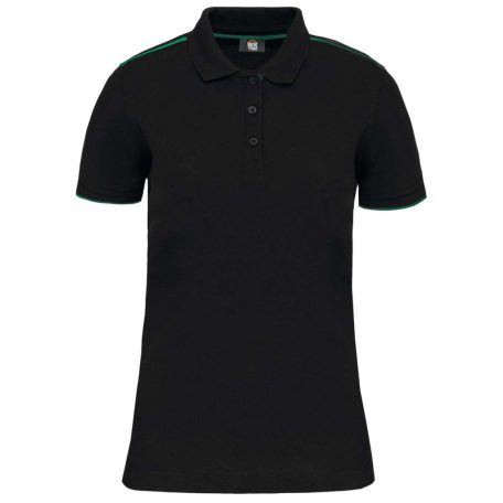 Designed To Work WK271 LADIES' SHORT-SLEEVED CONTRASTING DAYTODAY POLO SHIRT 2XL