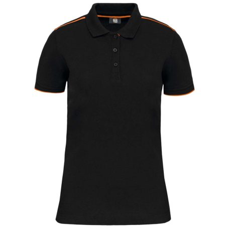 Designed To Work WK271 LADIES' SHORT-SLEEVED CONTRASTING DAYTODAY POLO SHIRT 2XL