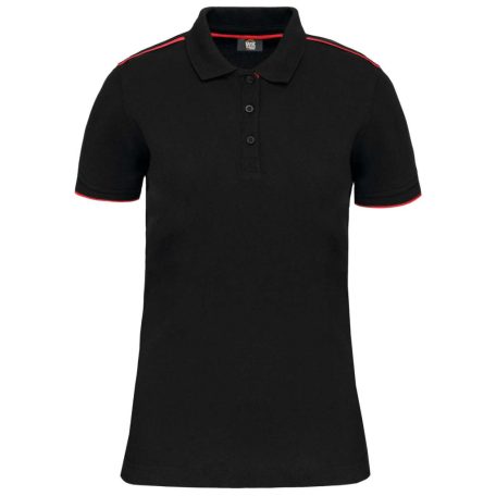 Designed To Work WK271 LADIES' SHORT-SLEEVED CONTRASTING DAYTODAY POLO SHIRT L