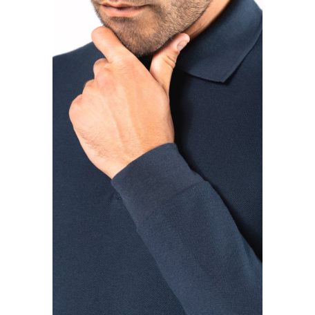 Designed To Work WK276 férfi hosszú ujjú galléros póló