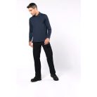 Designed To Work WK276 férfi hosszú ujjú galléros póló