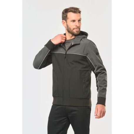 Designed To Work WK450 UNISEX 3-LAYER TWO-TONE BIONIC SOFTSHELL JACKET S