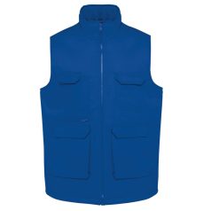   Designed To Work WK607 UNISEX PADDED MULTI-POCKET POLYCOTTON VEST XS